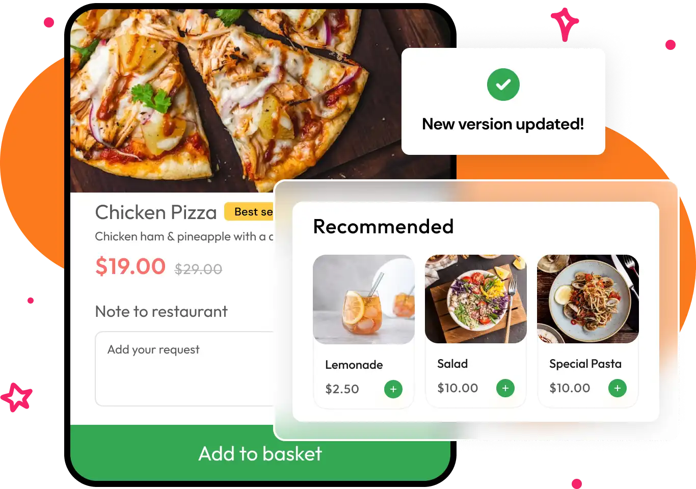 Scan and access the menu