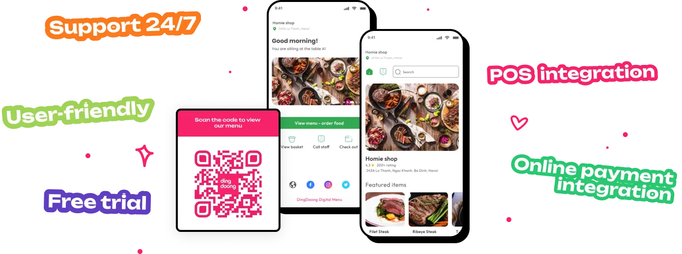 DingDoong Digital Menu - Where Convenience Meets Innovation!