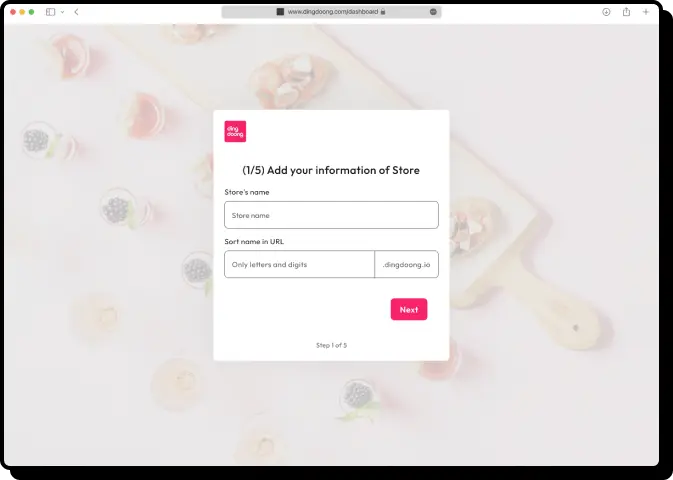 Add store information
