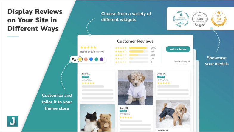 The best shopify app: Judge.me Product Reviews