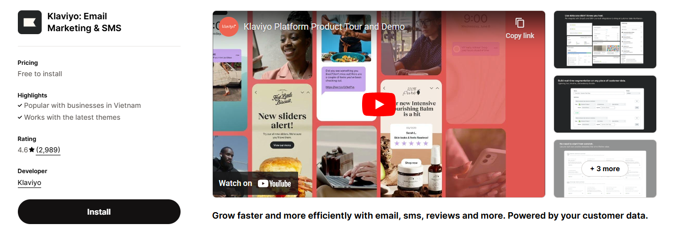 Klaviyo: Email Marketing & SMS