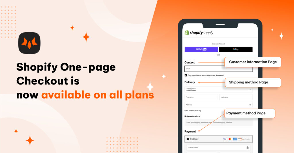 Shopify one-page checkout is now available on all plans