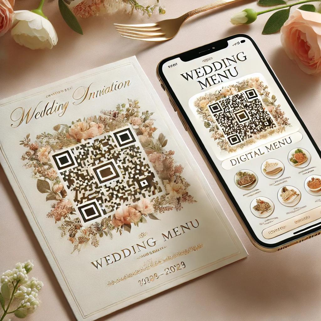 Share Your Wedding Menu with a QR Code