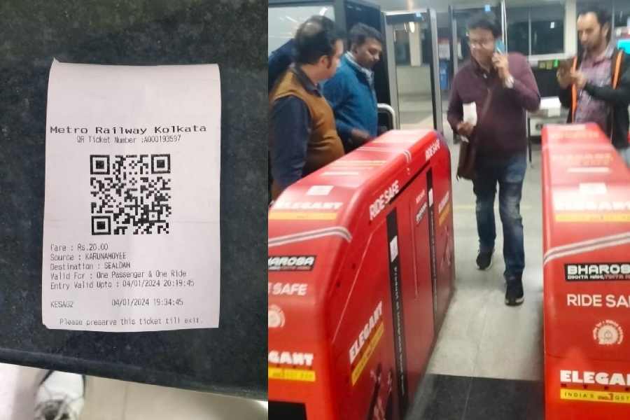 Kolkata Metro's QR Code Ticketing System