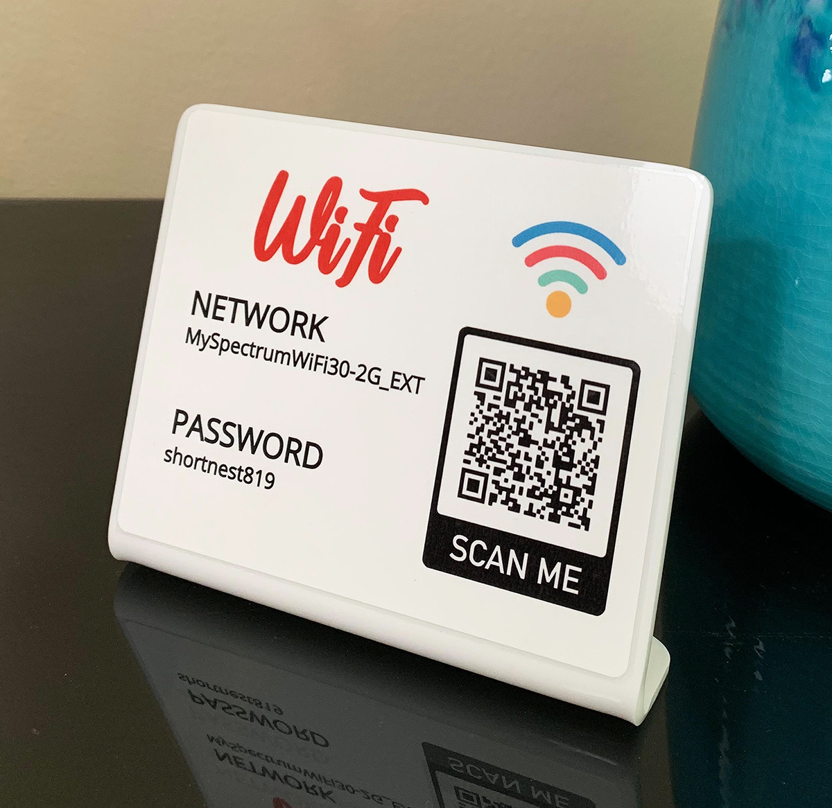 wifi qr code to Work Anywhere