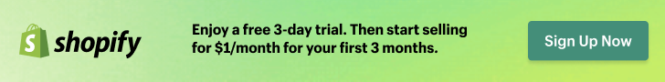 Shopify 3 months $1