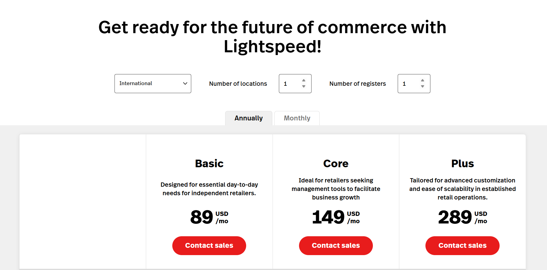 Lightspeed POS Costs
