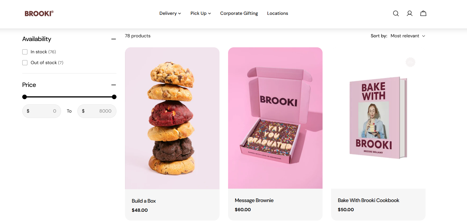 Shopify Bakery example