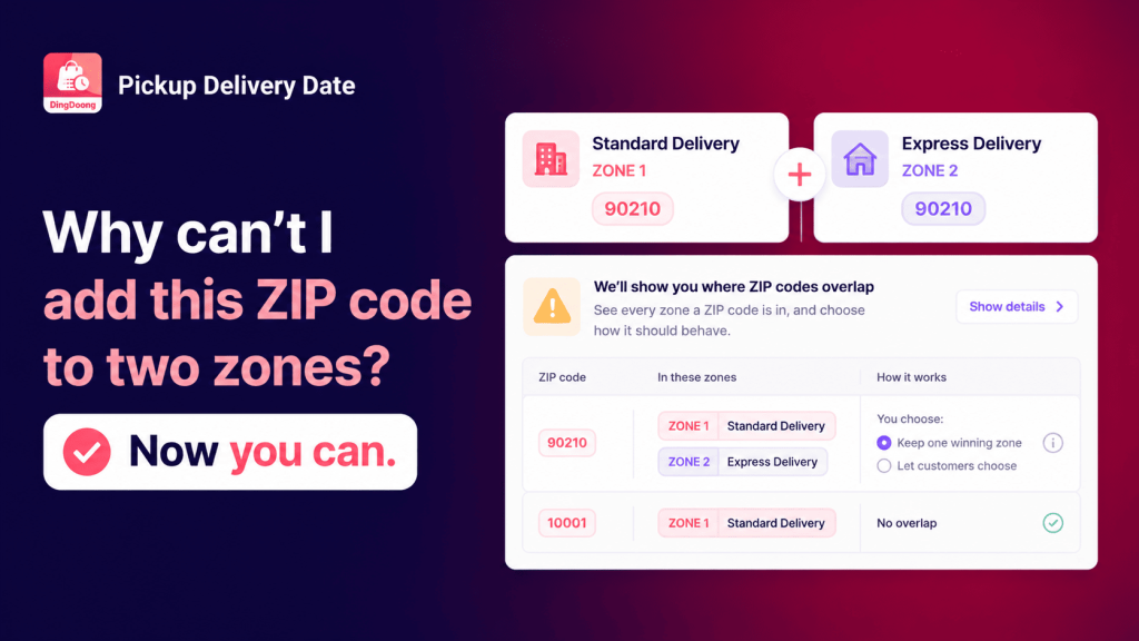 DingDoong Updates: Same ZIP Code Can Belong to Multiple Delivery Zones